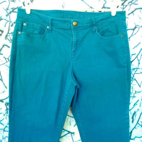 GAP Turquoise Jeans Size 14/32 - Picture 3 of 7